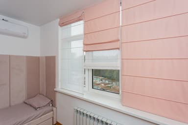 Двойные римские шторы в детскую комнату - фото 2