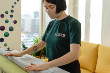 Римские шторы в двухэтажную квартиру - фото 10