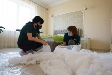 Французька штора на велике вікно - фото 3